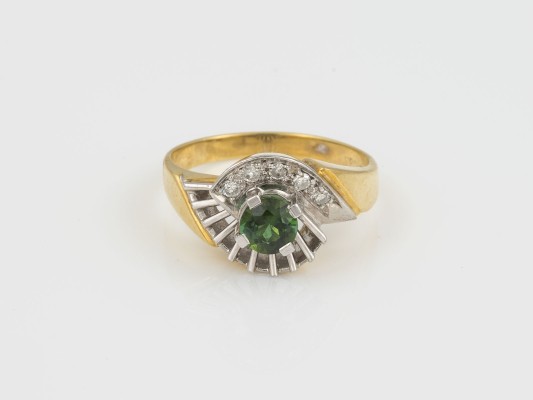 Bild TURMALIN DIAMANT RING