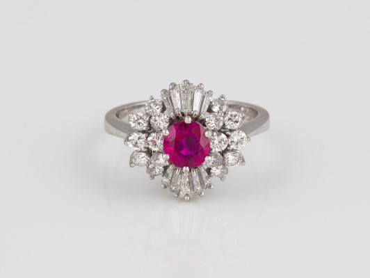 Bild RUBIN DIAMANT RING
