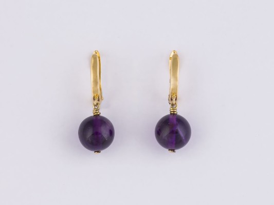 Picture PAAR AMETHYST OHRHÄNGER