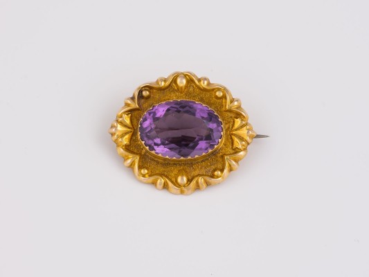 Picture AMETHYST BROSCHE