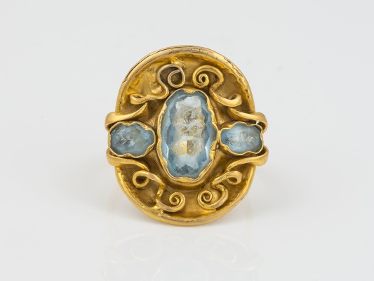 Auktion <br>AQUAMARIN RING