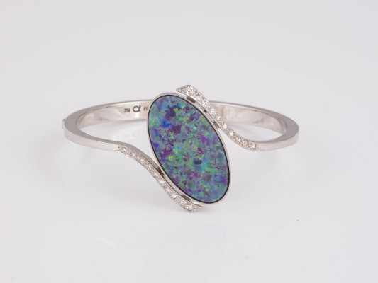 Bild OPAL ARMREIF MIT DIAMANTEN