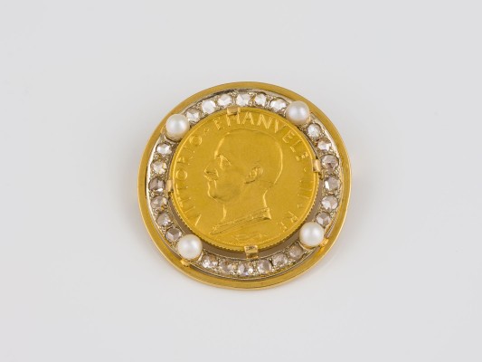 Bild DIAMANT PERLEN BROSCHE