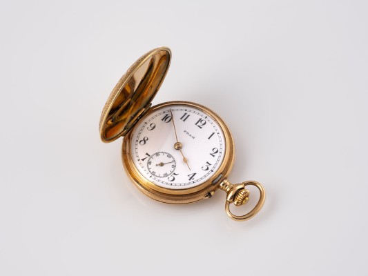 Auction <br>EMAILLE TASCHENUHR 'FRAM'