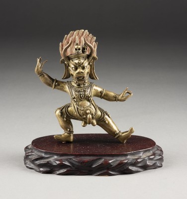 Auktion 143<br>EINE BRONZENE FIGUR DES YAMANTAKA