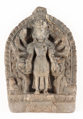 Bild EINE STELE DES SHIVA AUS STEIN
