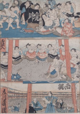 Auktion 143<br>UTAGAWA KUNISATO, EIN UKIYO-E