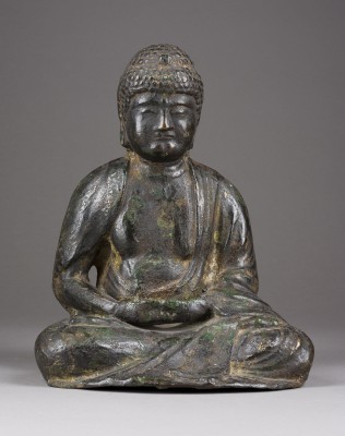Auction 143<br>EINE BRONZEFIGUR DES AMIDA BUDDHA