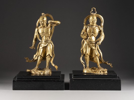Auction 143<br>EIN PAAR NIO-FIGUREN AUS BRONZE