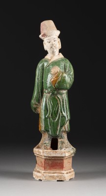 Picture EINE SANCAI-GLASIERTE KERAMIKFIGUR