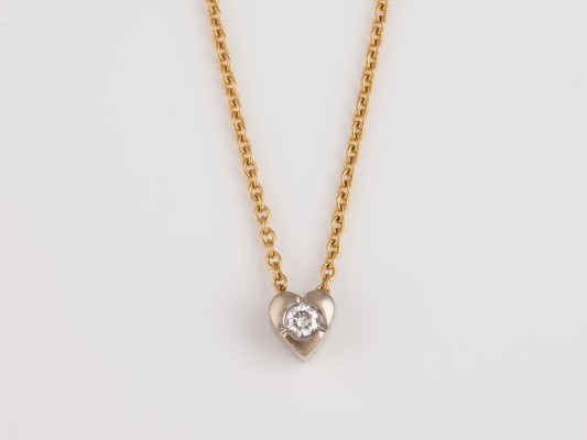 Auction 146<br>BRILLANT ANHÄNGER MIT KETTE