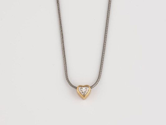 Auction 146<br>BRILLANT ANHÄNGER MIT KETTE