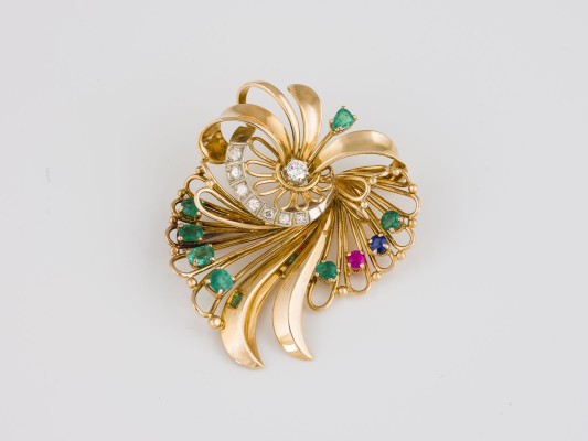 Auction 146<br>EDELSTEIN BROSCHE