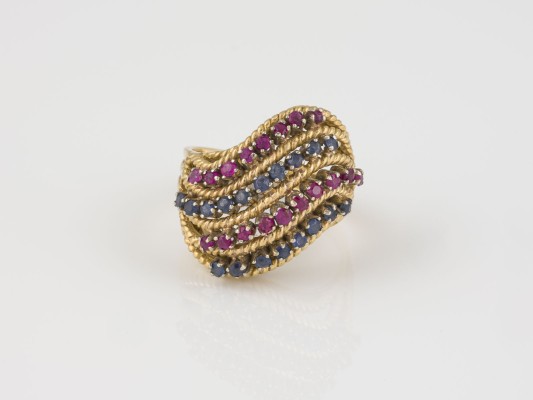Auction 146<br>SAPHIR RUBIN RING