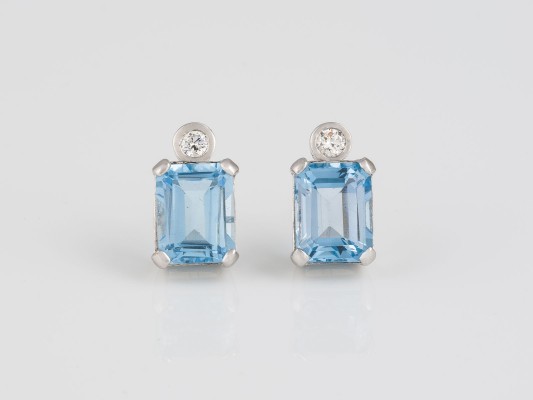 Auktion 146<br>PAAR TOPAZ OHRSTECKER