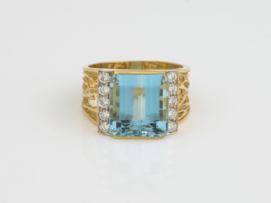 Auktion 146<br>AQUAMARIN RING