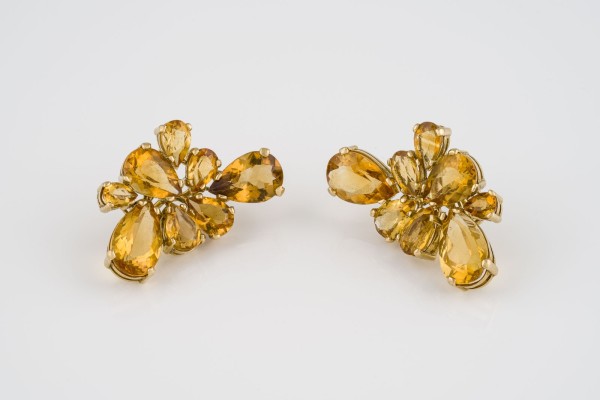 Auktion 146<br>CITRIN OHRSCHMUCK