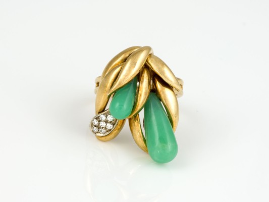 Auktion 146<br>CHRYSOPRAS RING