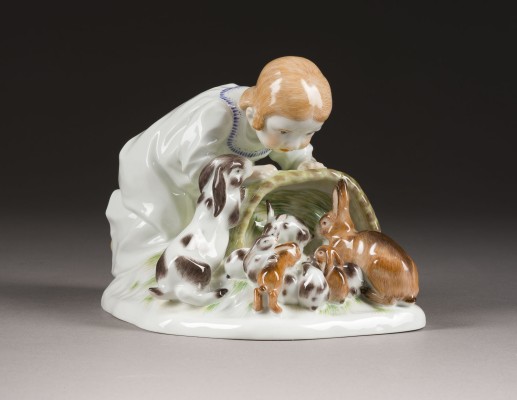 Auction 146<br>KIND MIT KANINCHEN