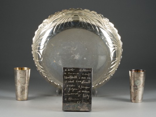 Auction 146<br>VIER-TEILIGES KONVOLUT SILBEROBJEKTE