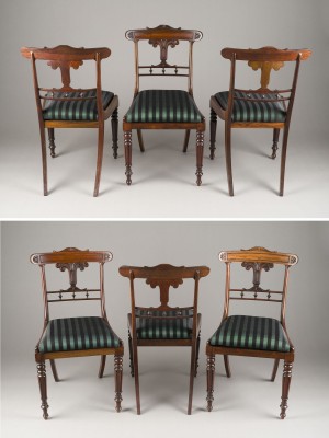 Auction 146<br>SECHS BIEDERMEIER STÜHLE