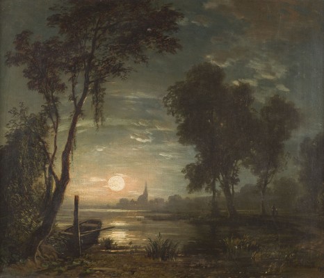 Auktion 146<br>LANDSCHAFT BEI AUFGEHENDEM MOND