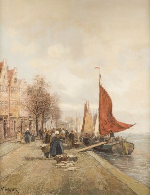 Auktion 146<br>FISCHMARKT IM HOLLÄNDISCHEN STADTHAFEN