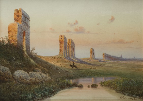 Auktion 146<br>EIN BLICK AUF DAS CLAUDIANISCHE AQUÄDUKT
