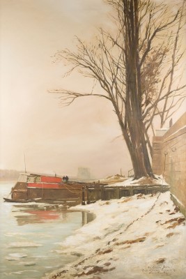 Auction 146<br>WINTER AN DER SEINE. QUAI D'ORSAY. 1891