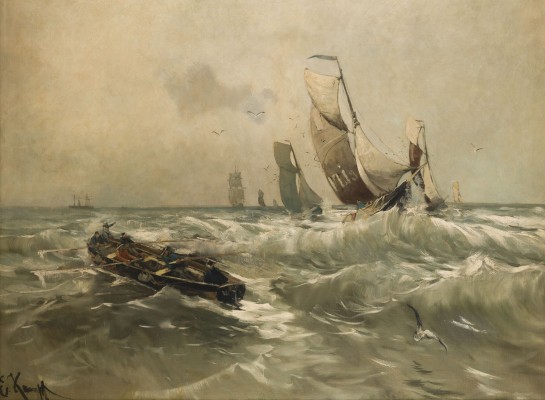 Auktion 146<br>FISCHERBOOTE AUF HOHE SEE