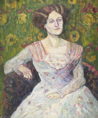 Auktion 146<br>PORTRAIT EINER DAME IM SESSEL, 1909