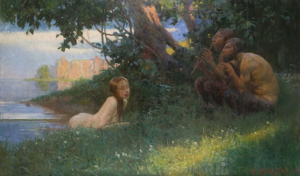 Auktion 146<br>NYMPHE UND ZWEI FAUNE. 1901