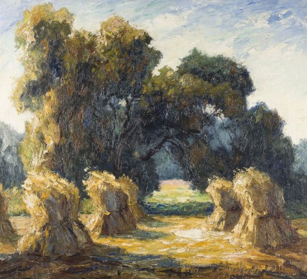 Auktion 146<br>LANDSCHAFT MIT HEUHAUFEN