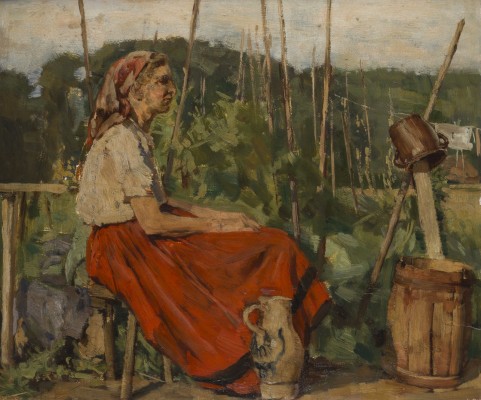Auction 146<br>BILDNIS EINER SITZENDEN BÄUERIN