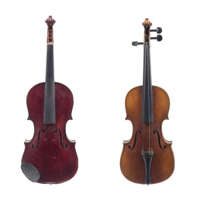 Auction 146<br>ZWEI 3/4 VIOLINEN 'MARTIN HARNSTAINER' UND 'JOHANN CHRISTIAN SCHUSTER'