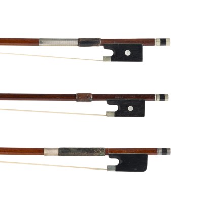 Auktion 146<br>KONVOLUT VON DREI VIOLINBÖGEN 'TUBBS 'LUPOT' UND 'SIVORI'*