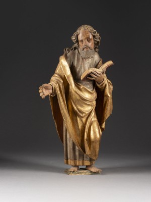 Auktion 146<br>APOSTELFIGUR MIT BUCH