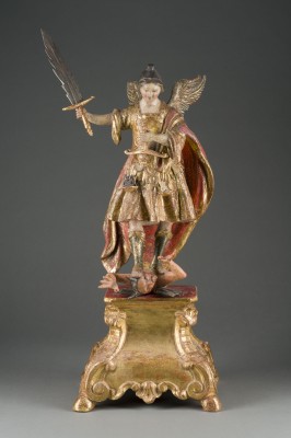 Auktion 146<br>ERZENGEL MICHAEL MIT ERHOBENEM SCHWERT UND WAAGE