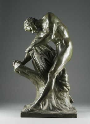 Auction 146<br>GROSSE BRONZEFIGUR 'MILON VON KROTON'