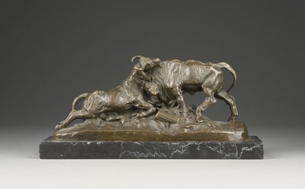 Auction 146<br>ZWEI KÄMPFENDE STIERE