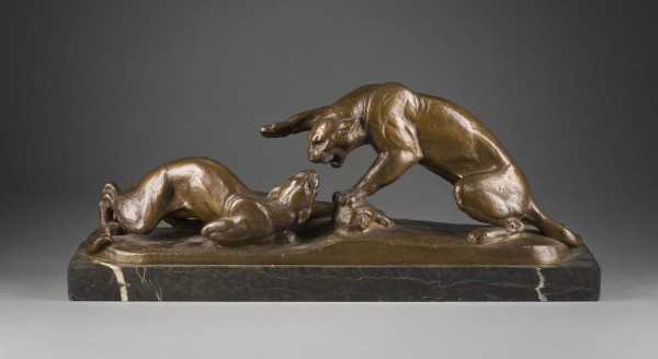 Auction 146<br>ZWEI KÄMPFENDE PANTHER