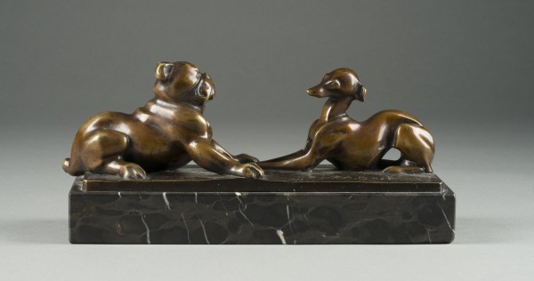 Picture ZWEI HUNDE 'KRAFT UND ANMUT'