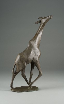 Bild SCHREITENDE GIRAFFE