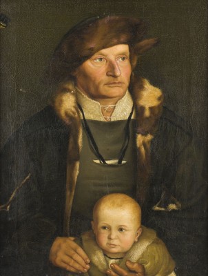 Auktion 146<br>BILDNIS DES HANS URMILLER MIT SEINEM SOHN, 1525