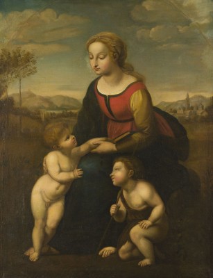 Auction 146<br>MADONNA MIT DEM KIND UND JOHANNES DEM TÄUFER (LA BELLA JARDINIERA)
