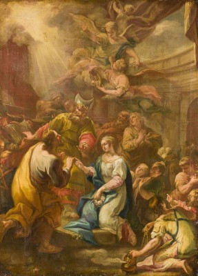 Auktion 146<br>DIE VERMÄHLUNG MARIA UND JOSEF IM TEMPEL