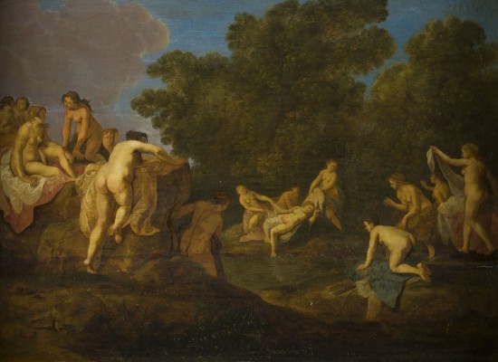 Auction 146<br>LANDSCHAFT MIT BADENDEN NYMPHEN