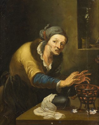 Auction 146<br>ALTE FRAU AM KOHLENBECKEN