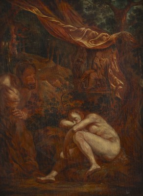 Auktion 146<br>SATYR ENTDECKT DIE SCHLAFENDE NYMPHE