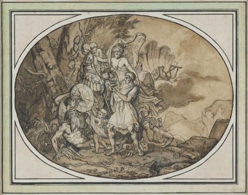 Auktion 146<br>PERSEUS ERHÄLT DIE RÜSTUNG VON ATHENE FÜR DEN KAMPF MIT MEDUSA